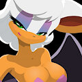 Rouge The Bat - Vector Art