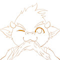 No Pants Bull (C) - Line Art by LittleHyper