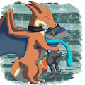 Hugging the Draconix by Zoroak