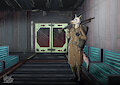 Departure Hall (commission) by WasylTheFox
