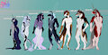Character Height Comparisons by Snowhawk