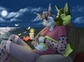 Beach Moonlight by Samara