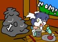 A hearty meal time! by Caitsith511