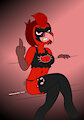Scarlett the Bir---Catgirl (Art Trade)