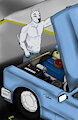Lil peak under the hood by Ramish