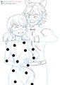 Commission: Ladybug x Catnoir