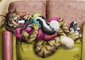Commission - Hungry lynx