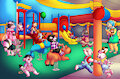 Playing in the park