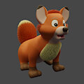Tod fox Plush by PatchieRaccoon