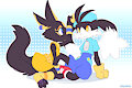Klonoa and Patra by Ancesra
