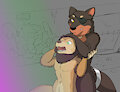 Kanti and Ateri having a talk by misterpickleman