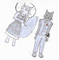 Lady and Butler by Collin Umbra by Trisket