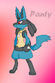 Lucario! by PantyVonKiciputek