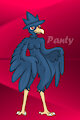 Anthro Murkrow! by PantyVonKiciputek
