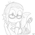 Izzy Chills (warm up sketch)
