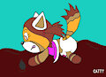 Sadie treetrunk hole -By ClayMongoose-