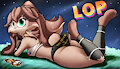 Space Bunny Pin-Up by CjWeasle