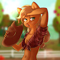 Working on a farm by Ranillopa
