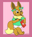 Pocky Eevee -By MaruchanBoy-