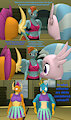 Oh, I think Gallus has found himself as a cheerleader. by PapaDragon69