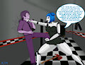 Farah Cubics confronts Purple Guy
