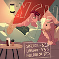 Romantic couple ych open
