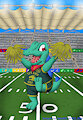 Shiny Totodude Cheerleader [commission]