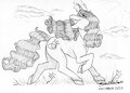 Inktober 2021 Day 1:Izzy MoonBow by SonicYaoiHaven