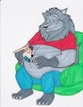 A Grandfather with his Grandchild by TobiasRadjin