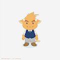 Bull in Cherryton Academy Uniform - Animation