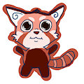 Red Panda Test Doodle by BlueberryBaby