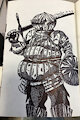 Inktober 2021, Day 13 Siegmeyer of Catarina