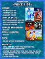 Commissions Price List and Rules / Comisiones, Lista de Precios y Reglas
