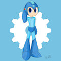 SSB4 MegaMan (Colored by Sprungy)
