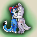 $5 Commission - AquaSabre & James by MoonMochi
