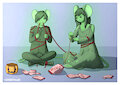 ghost Dayrl and ghost Delice by orbitalis