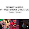 Myself as three fictional characters by Filibolt