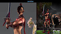 3D Character Modeling  Of 3D Eve Lady Warrior By 3D Animation Studio,  Los Angeles, California by gameyan