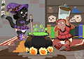 Little Witches at Work -By LittleBearArnold-