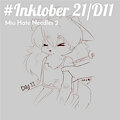Inktober 2021 Day 10 - Miu Hate Needles Part 2