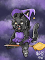 Misty's Broomstick Flight -By AshleyFoxKit-