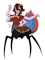 [Comission] A simple, nerdy spider nerd by Denton