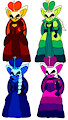 Queen Rouge dresses