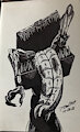 Inktober 2021, Day 24 The Mimic by Alcho