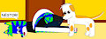 pants tug trip and fell