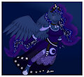 Princess Luna's dress design by Lumino010