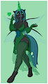 Queen Chrysalis dress design