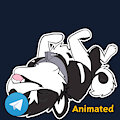 [Animated] The Curl: Tired Doggo by CrazySnep