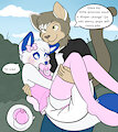 [C] Carrying the princess 1 by UniaMoon