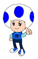 Blue Toad as Grumpy Bear